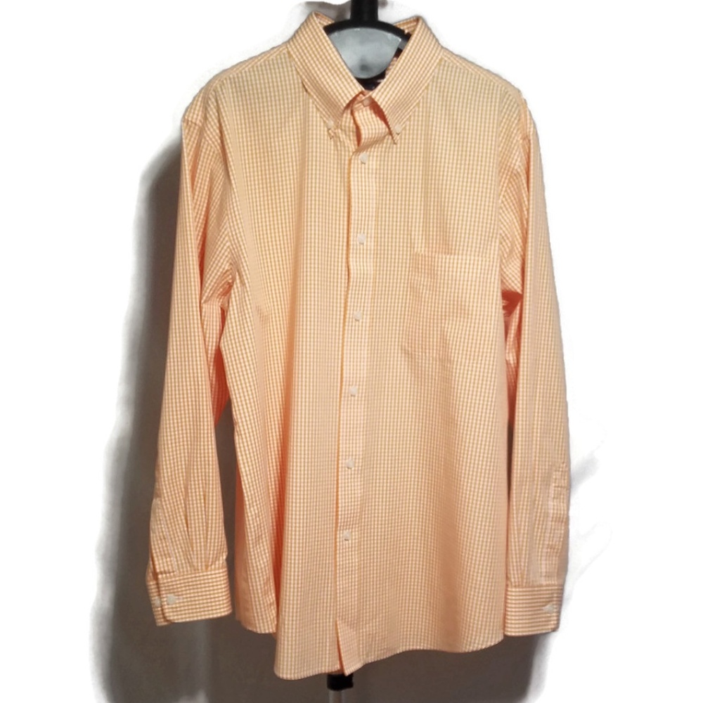 Croft & Barrow Easy Care Classic Fit Orange Shirt